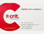 CRIT L'ARBRESLE AG DE RECRUTEMENT 69210