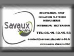 SAVAUX PLAQUISTE 59215