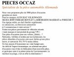 PIECES OCCAZ Crèvecœur-sur-l'Escaut