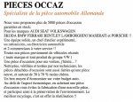 PIECES OCCAZ 59258