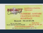 ESCAUT CHAUFFAGE 59125